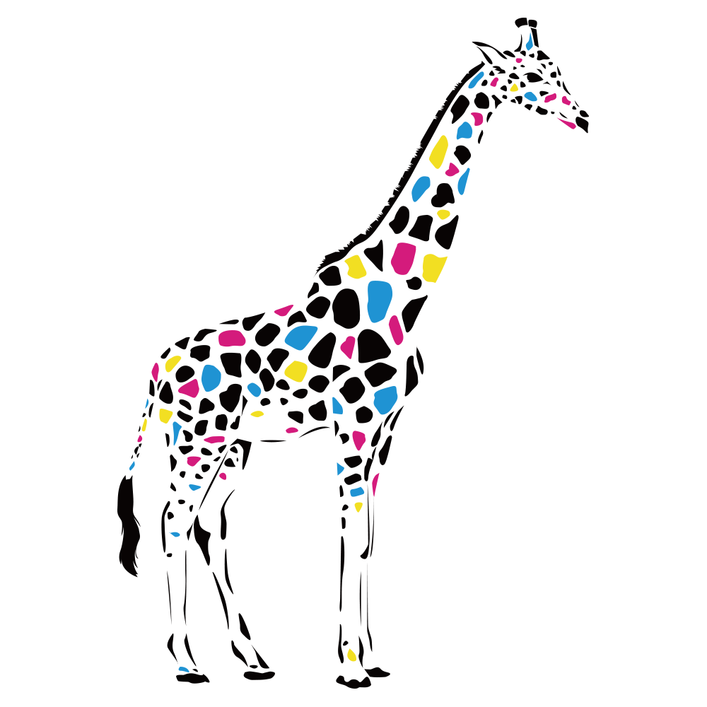 Abstract Giraffe Drawing Beautiful Image