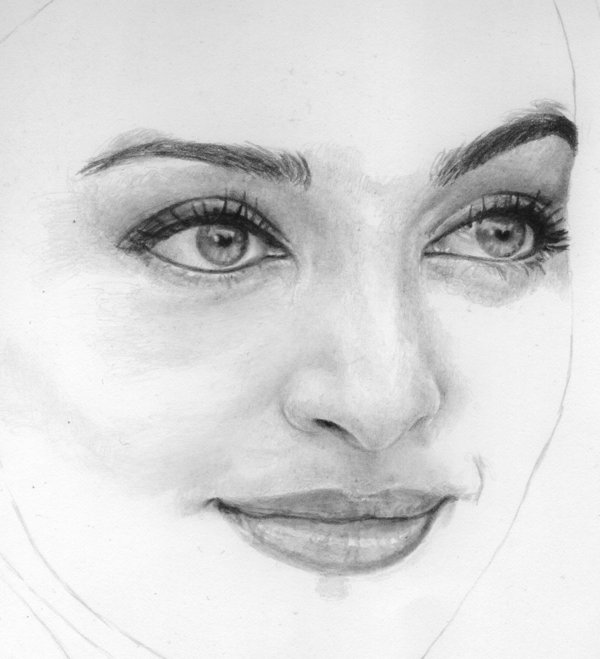 Aishwarya Rai Drawing Art