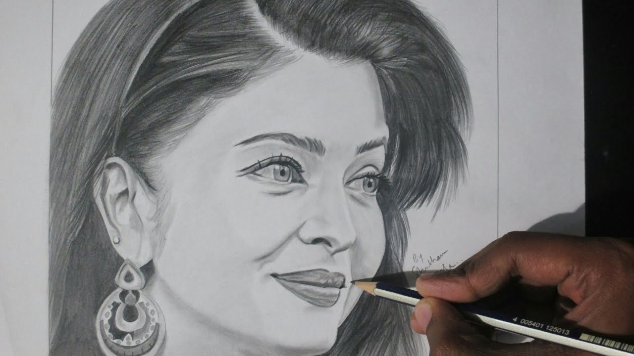 Aishwarya Rai Drawing Photos