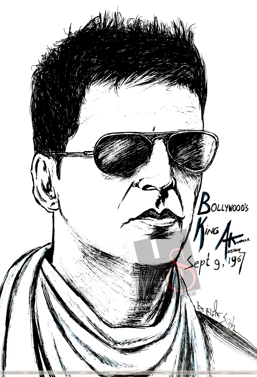 Akshay Kumar Drawing Pic