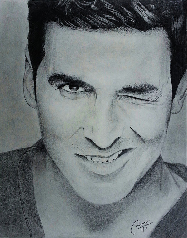 Akshay Kumar  Portrait drawing