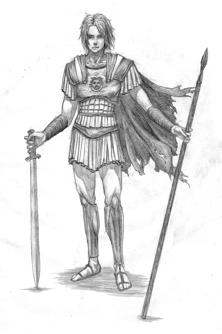 Alexander The Great Drawing Art