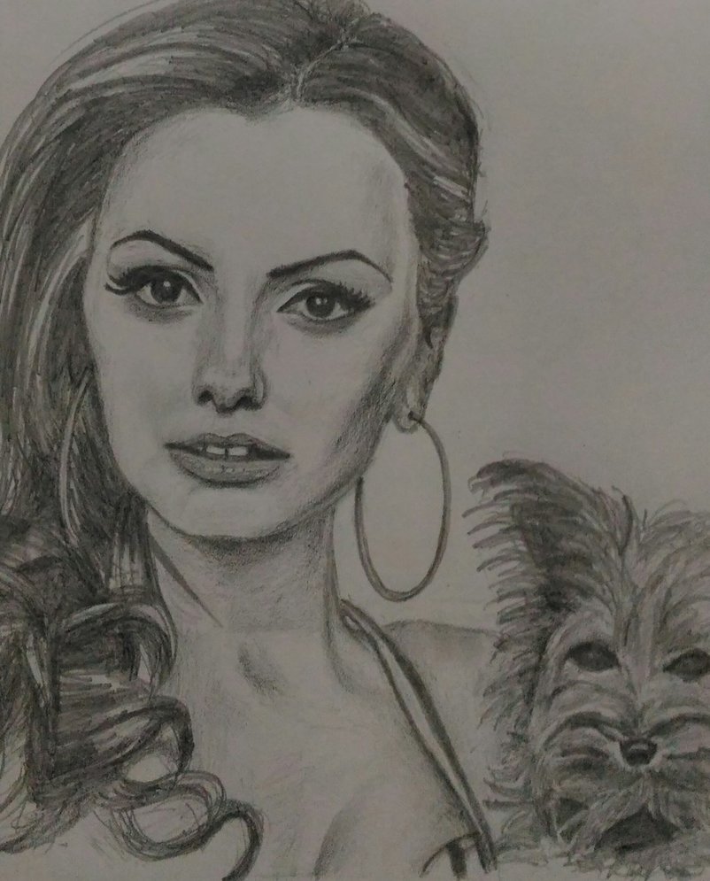 Alexandra Stan Drawing Pic