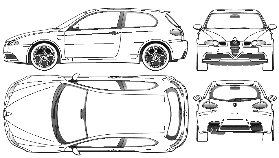 Alfa Romeo Drawing Best