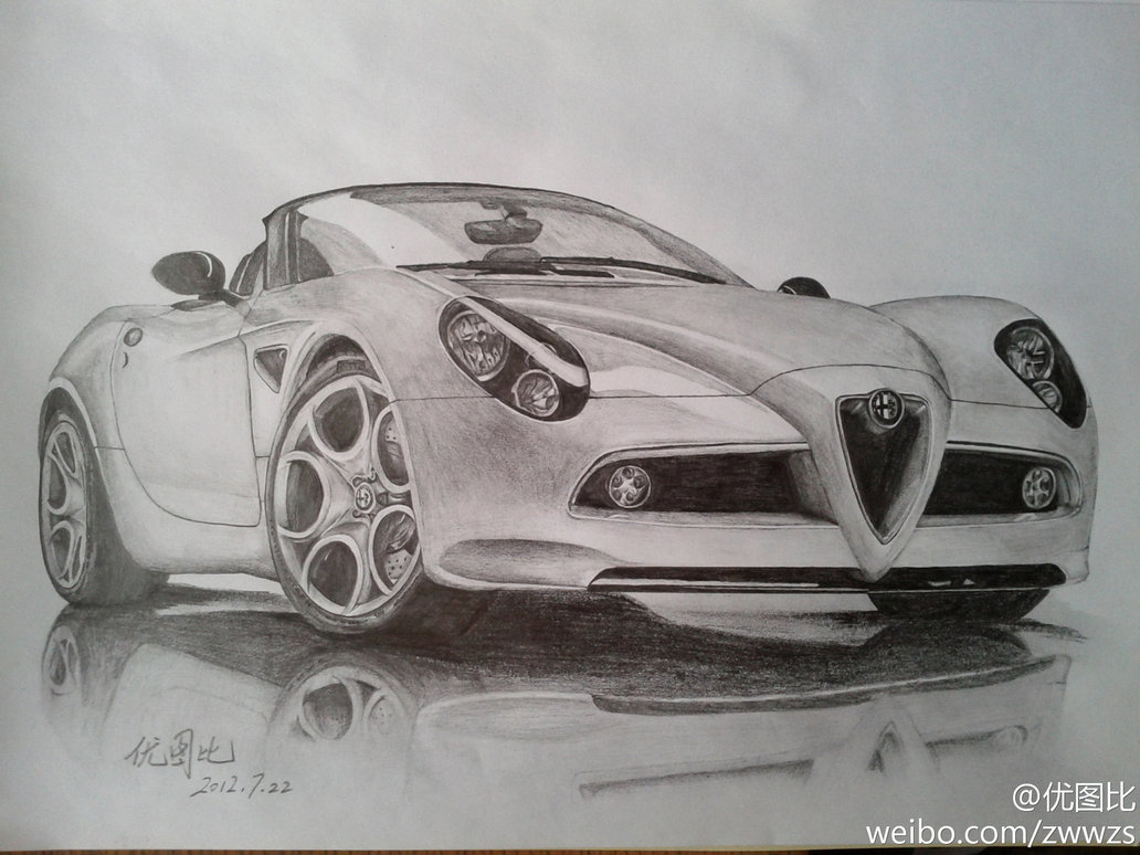 Alfa Romeo Drawing Images