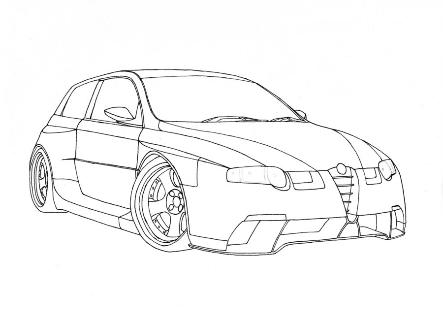 Alfa Romeo Drawing Picture