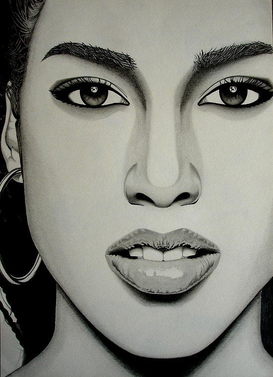 Alicia Keys Drawing Art