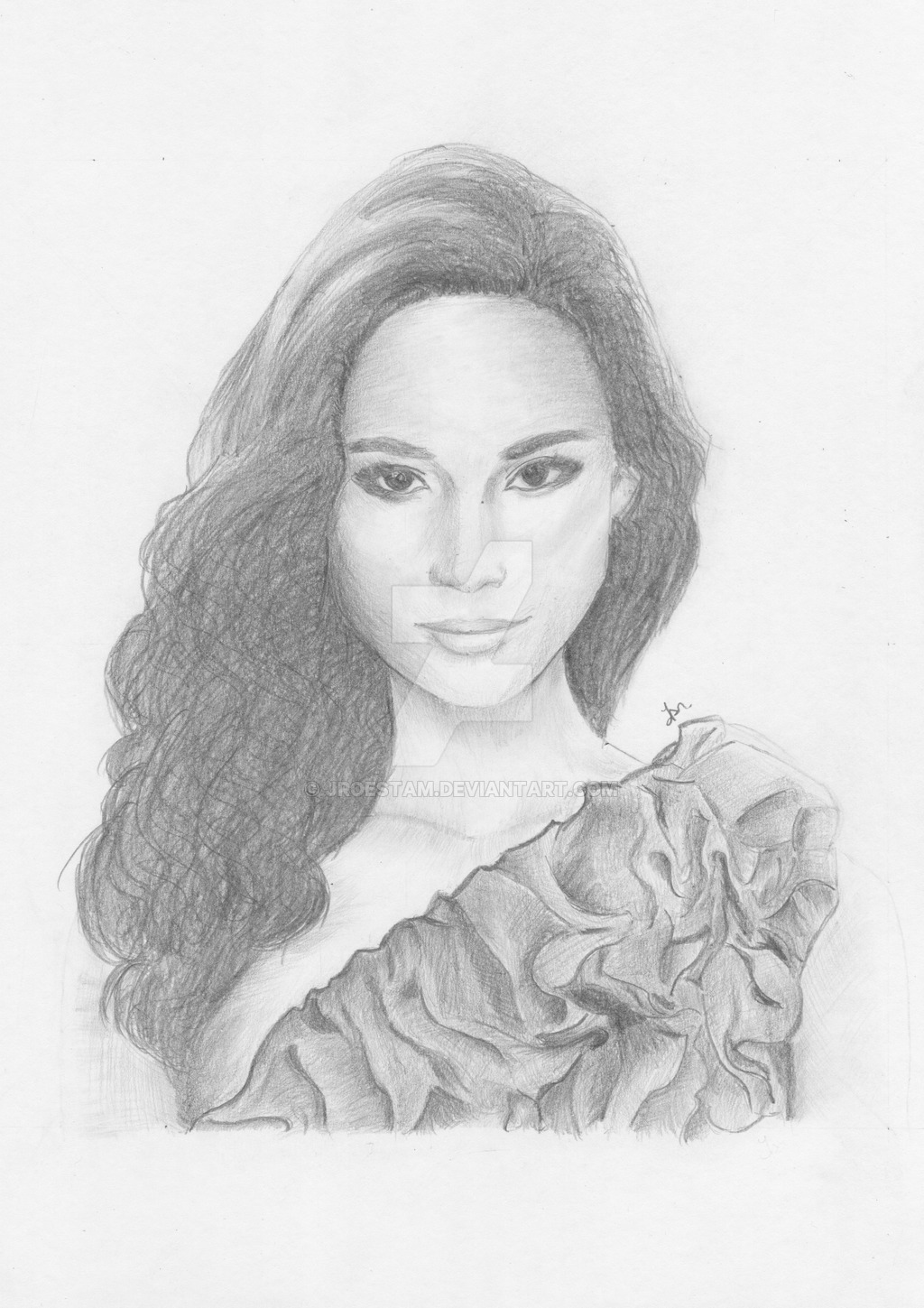 Alicia Keys Drawing Picture