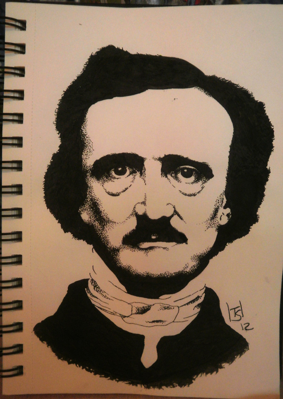 Allan Poe Drawing Image