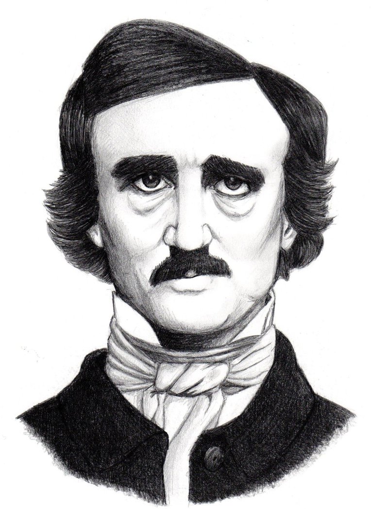 Allan Poe Drawing Photo