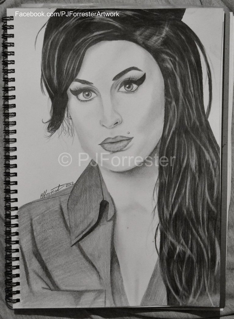 Amy Winehouse Drawing Amazing