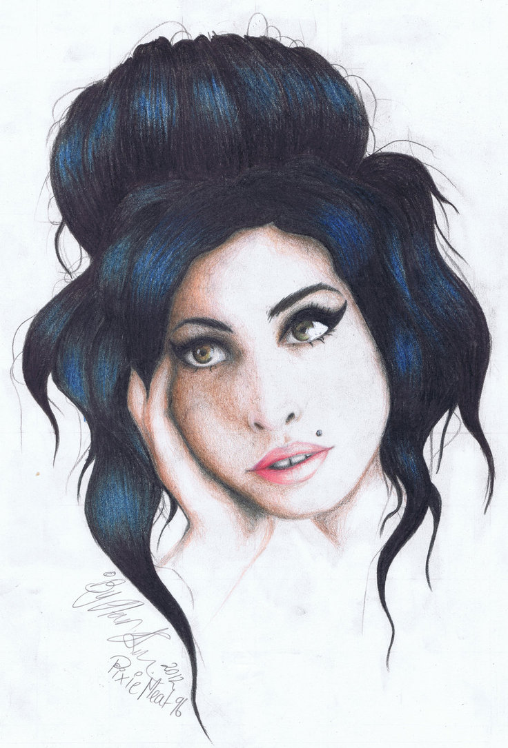Amy Winehouse Drawing Art