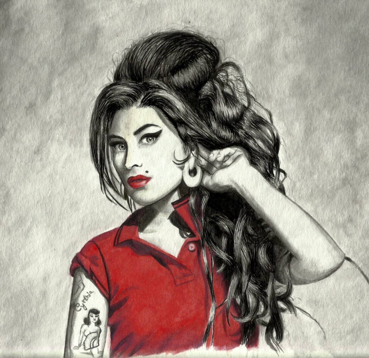 Amy Winehouse Drawing Beautiful Image