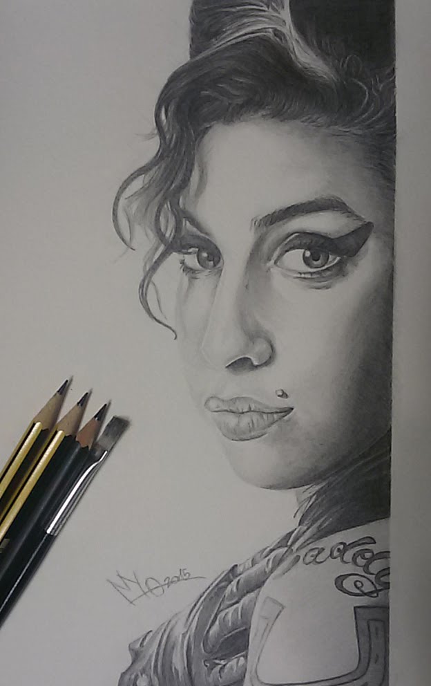 Amy Winehouse Drawing Creative Art