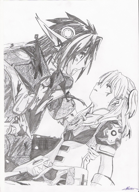 Anime Love Drawing Image