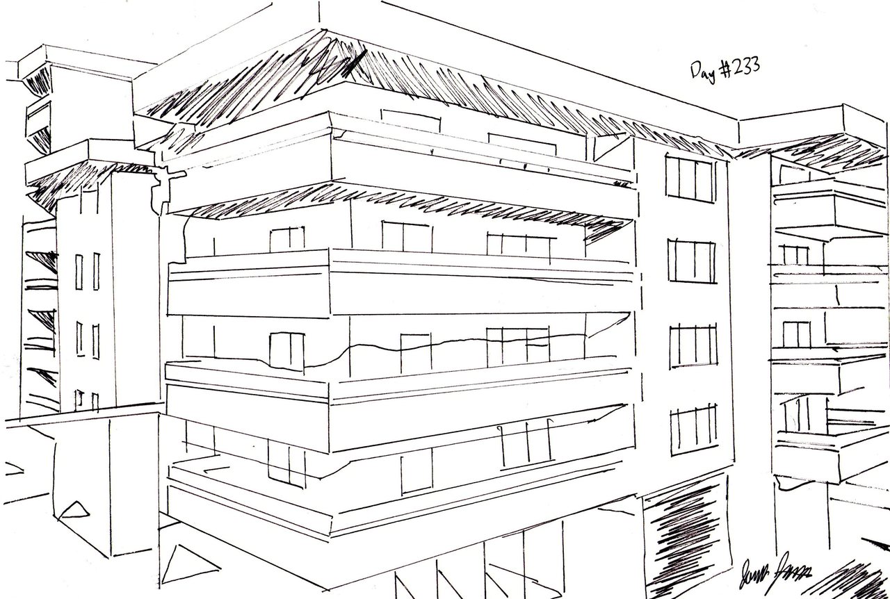 Apartment Drawing Art