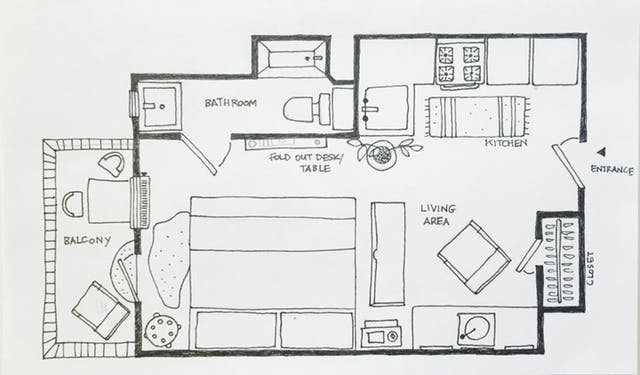 Apartment Drawing Pic