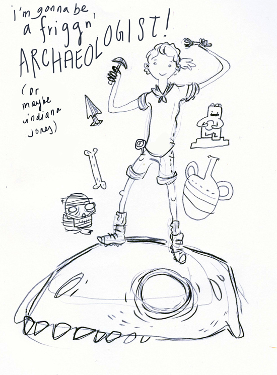 Archaeologist Drawing Pics