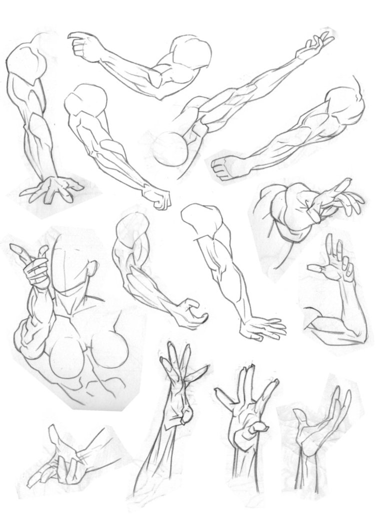 Arms Drawing Pictures