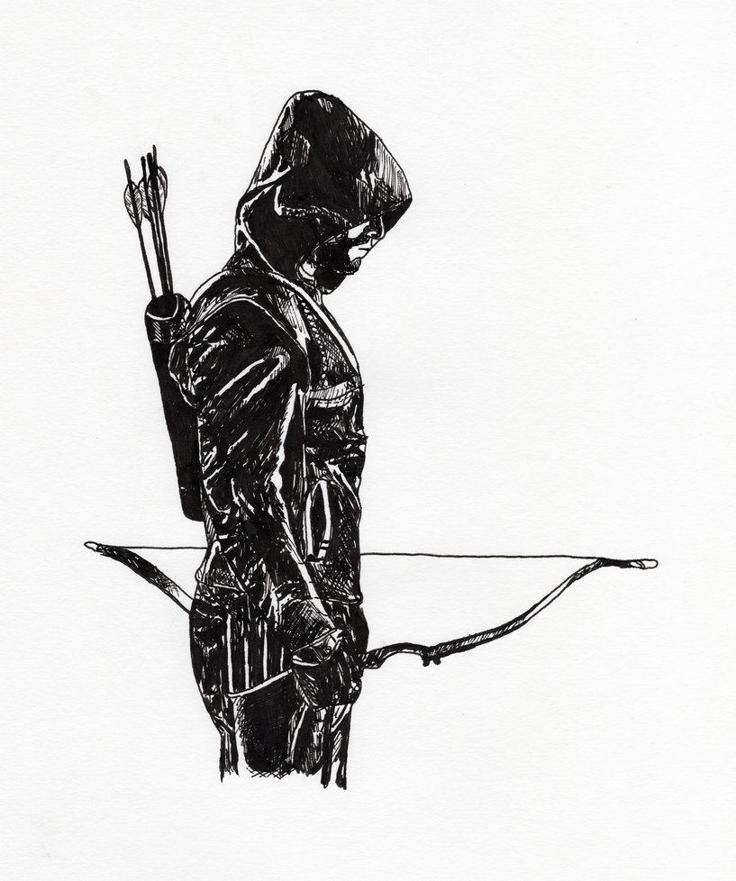 Arrow Tv Series Drawing High-Quality