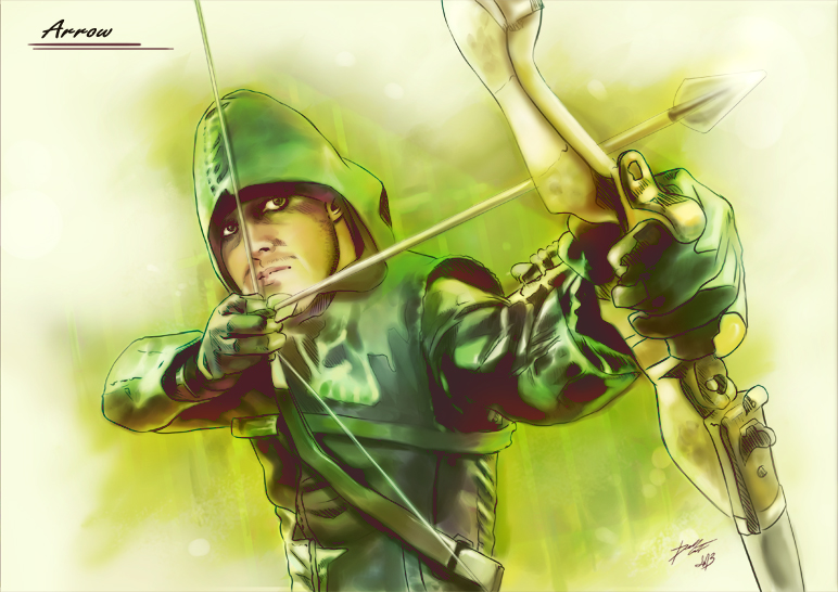 Arrow Tv Series Drawing Picture