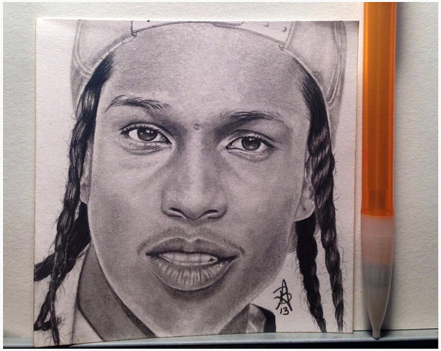Asap Rocky Drawing Realistic