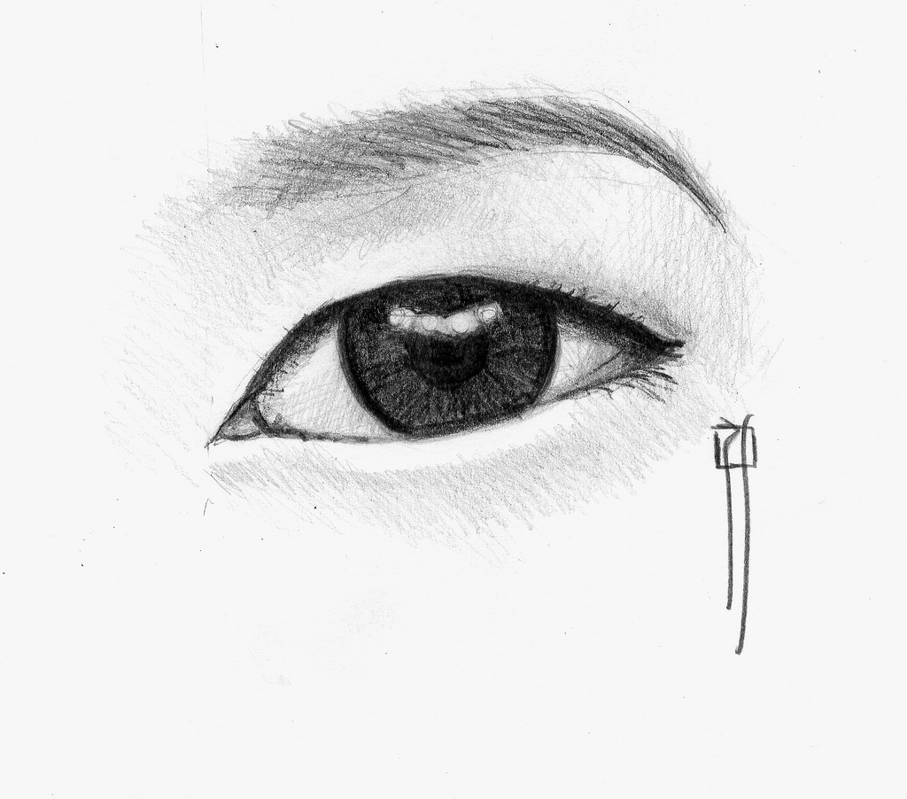 Asian Eyes Drawing Picture