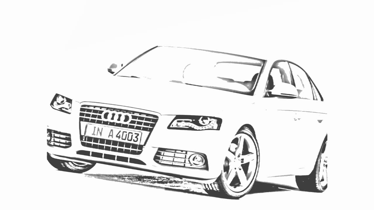 Audi Beautiful Image Drawing
