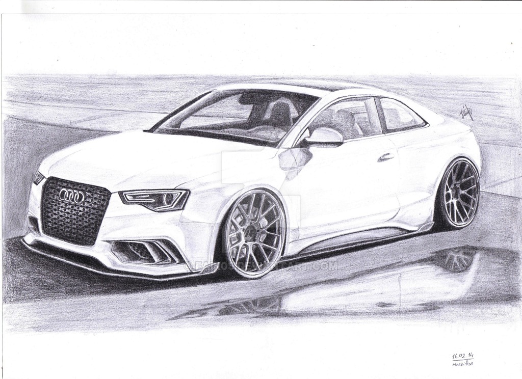 Audi Image Drawing