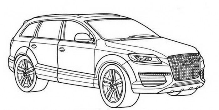 Audi Picture Drawing