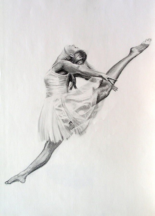 Ballerina Drawing Creative Art