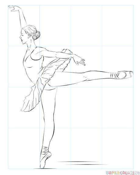 Ballerina Drawing Pic
