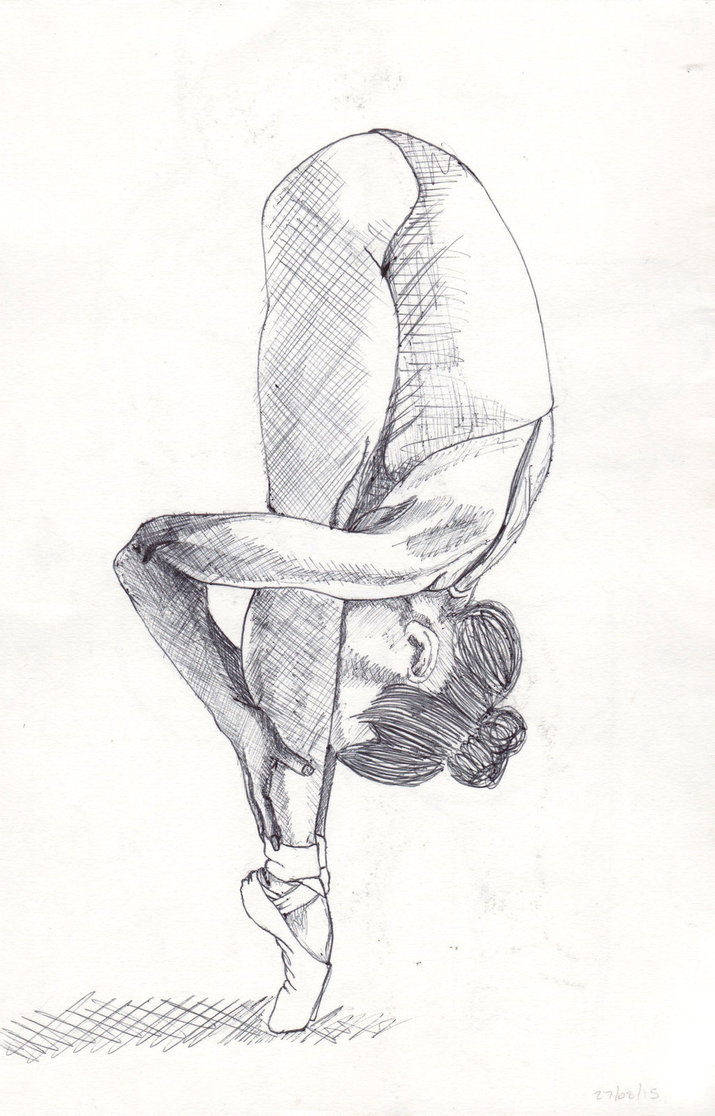 Ballerina Drawing Sketch