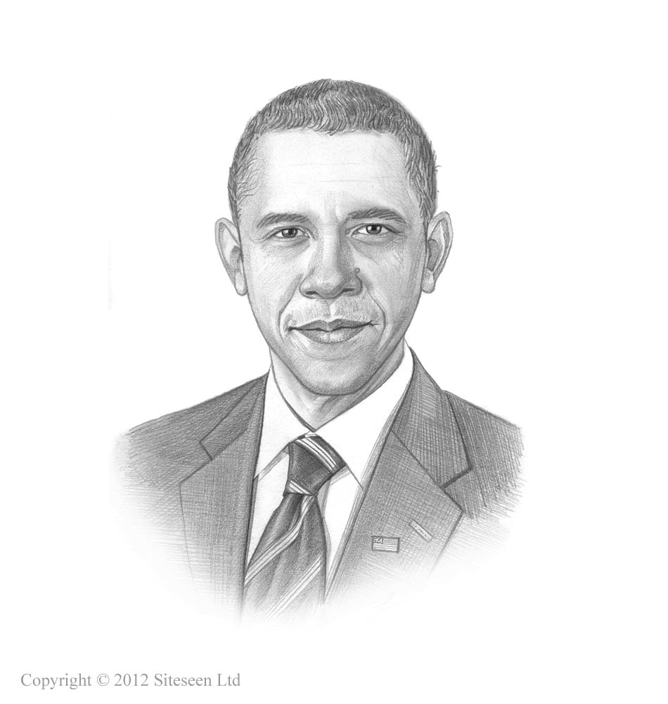 Barack Obama  Pencil Drawing by PenguinPapyrus on DeviantArt