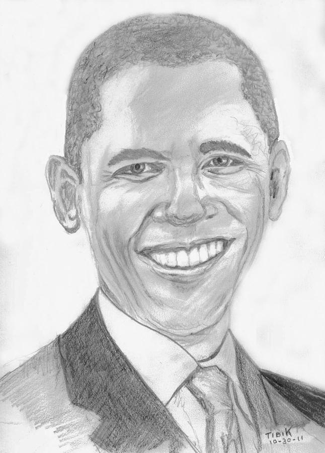 Barack Obama Drawing Beautiful Image