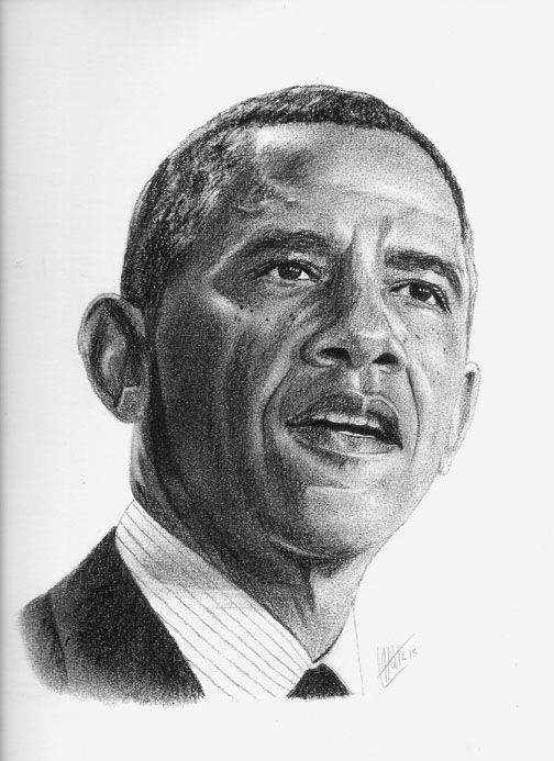 Barack Obama Drawing Image