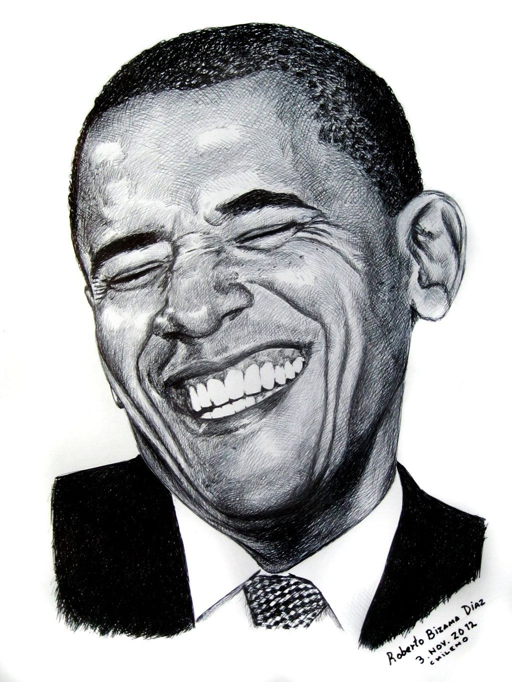 Barack Obama Drawing Photo