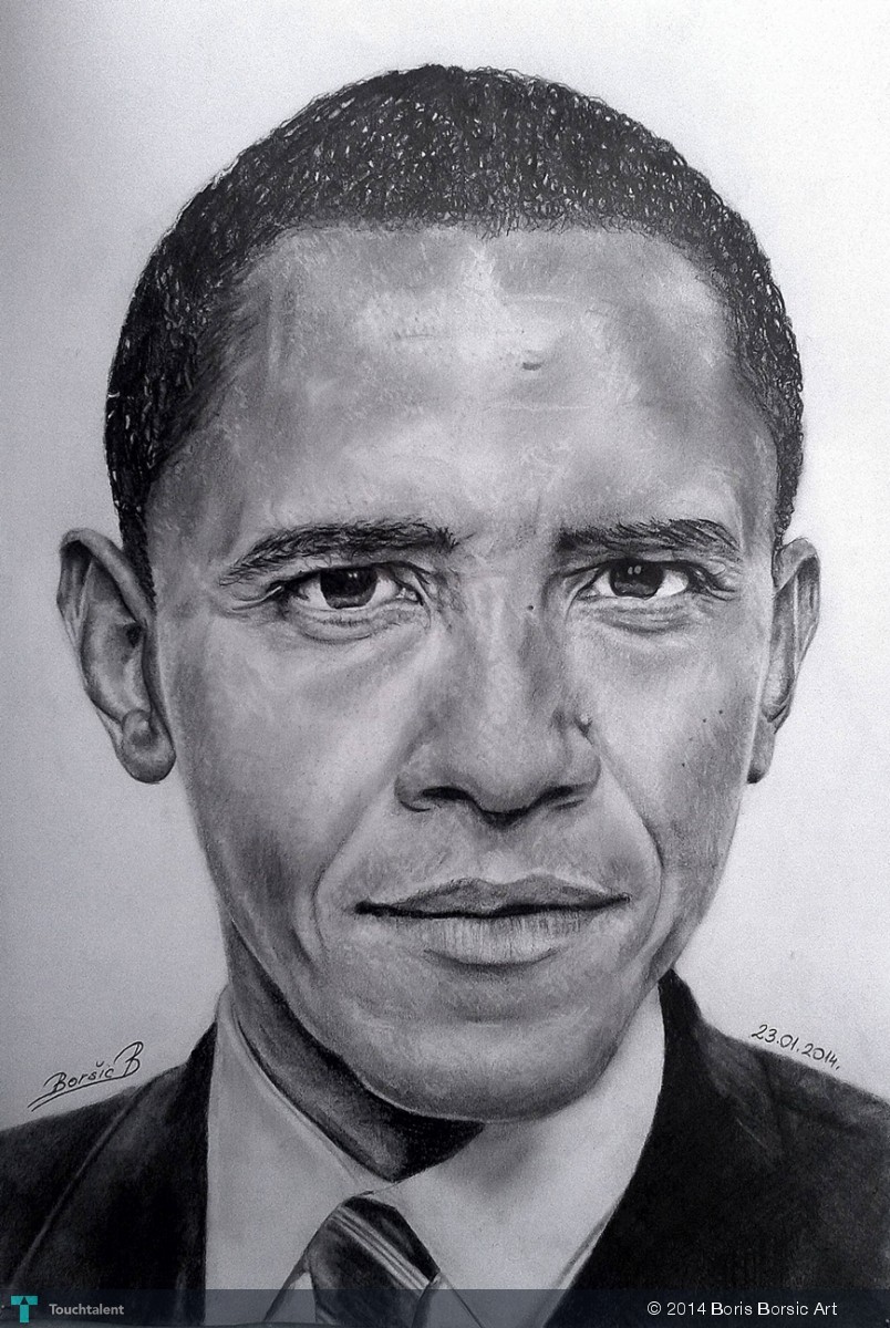 Barack Obama Drawing Photos