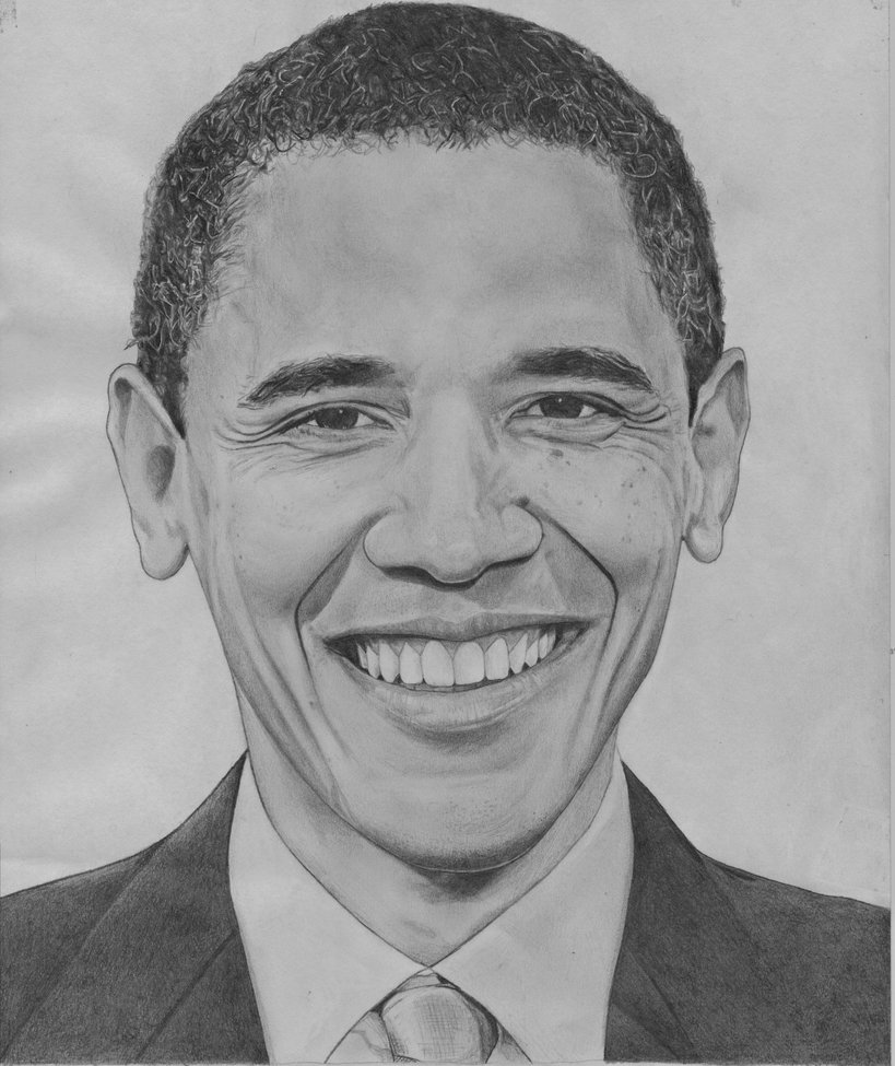 Barack Obama Drawing Pic