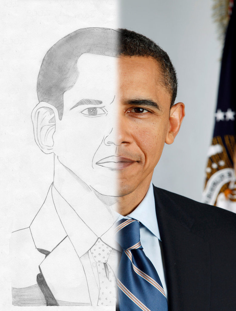 Barack Obama Drawing Picture