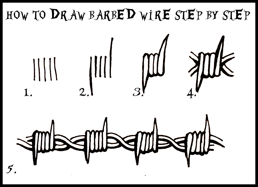 Barb Wire Drawing Pic