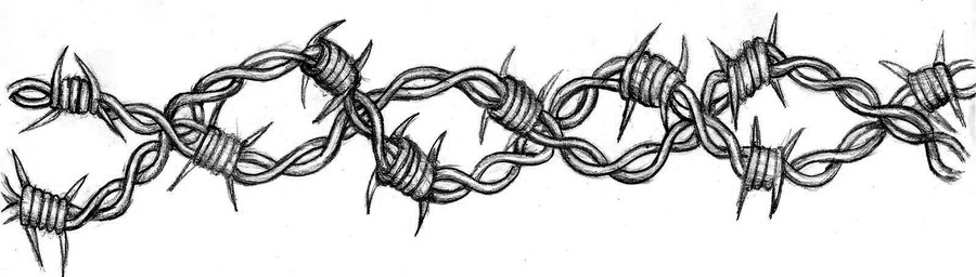 Barb Wire Image Drawing