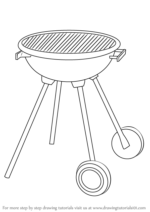 Barbecue Drawing Picture