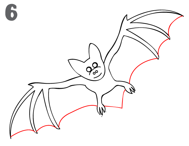 Bat Drawing Art