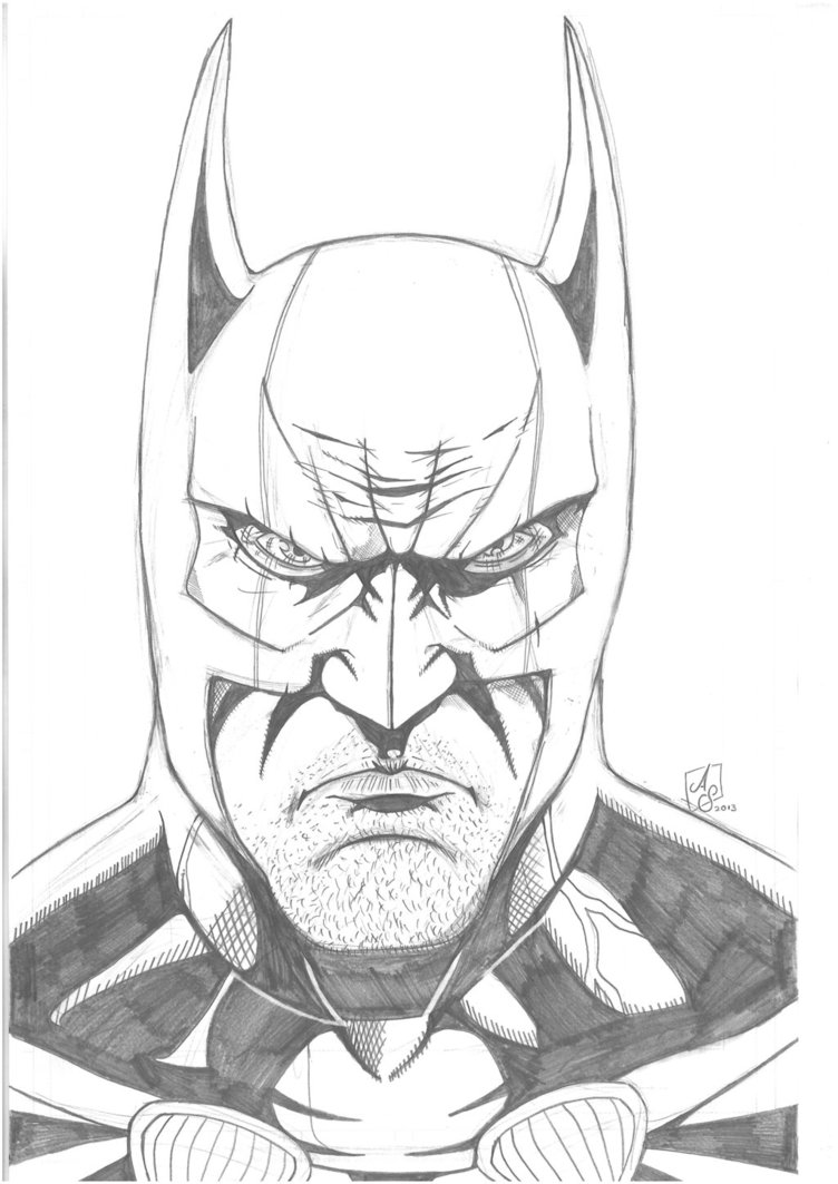 Batman Arkham Origins Drawing Sketch