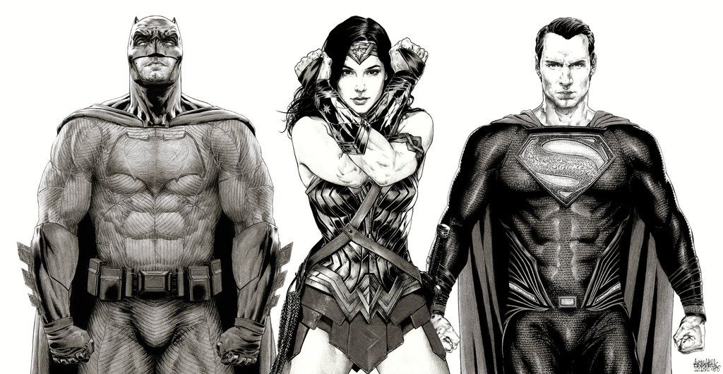 Batman V Superman Dawn Justice Drawing Art