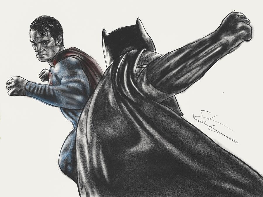 Batman V Superman Dawn Justice Drawing Photo