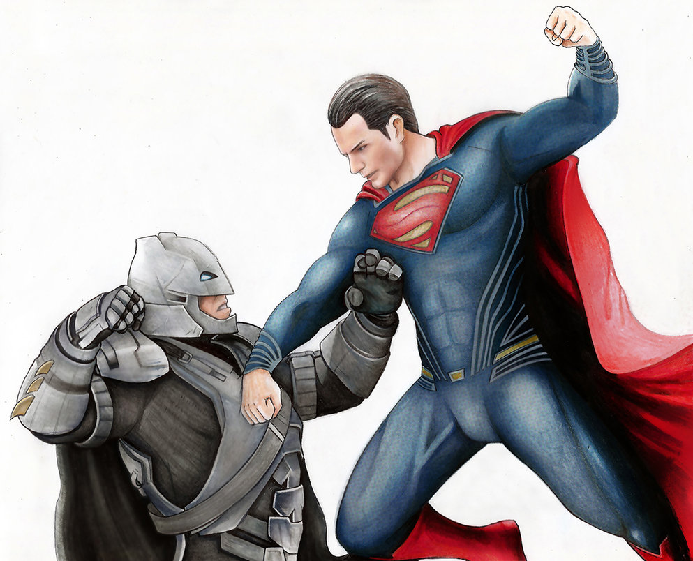 BATMAN VS SUPERMAN (INJUSTICE) - Marco Russo Art