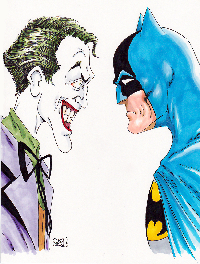Batman Vs Joker Drawing Amazing
