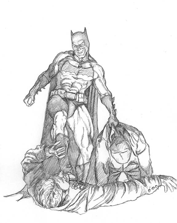 Batman Vs Joker Drawing Best